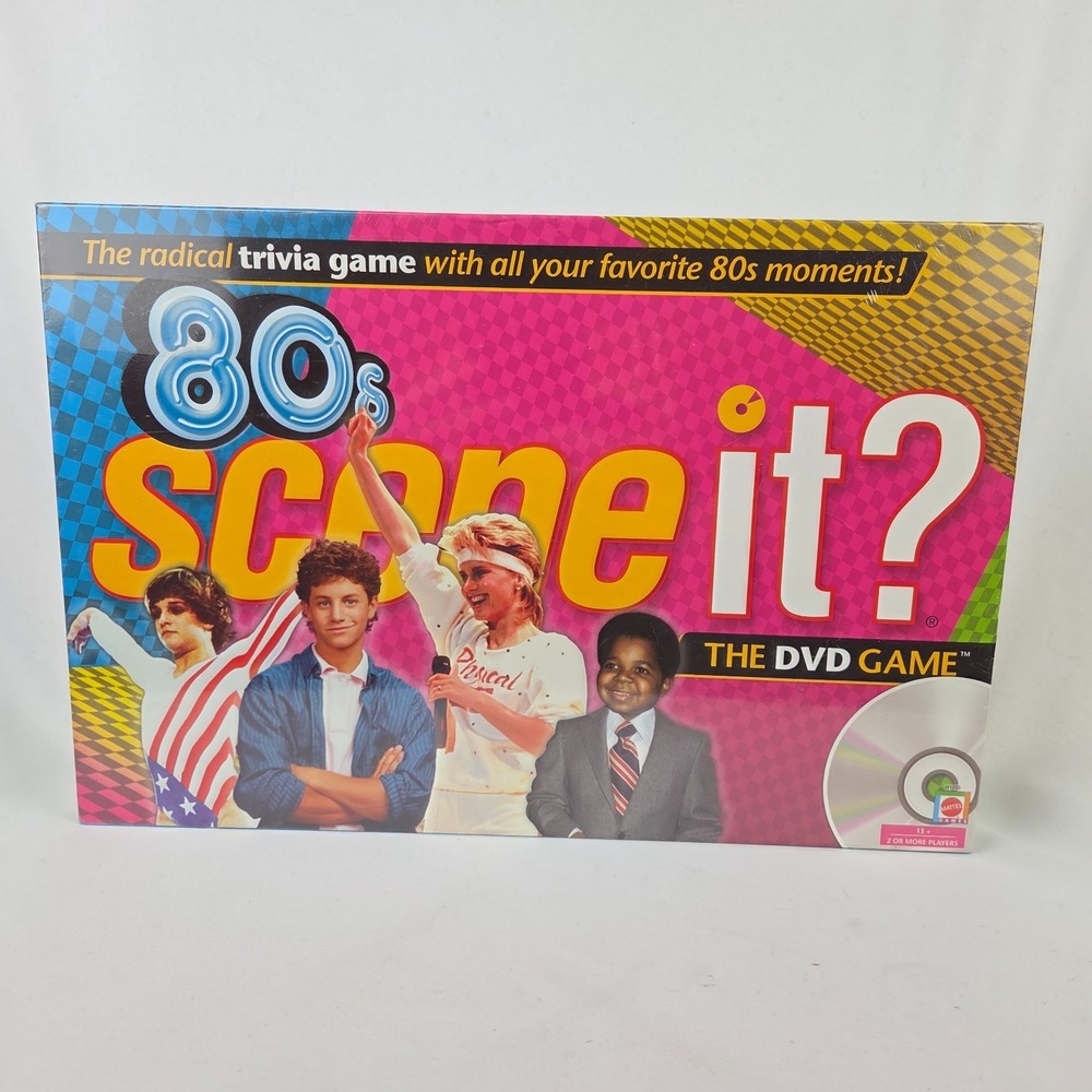 80s Scene It 1980s DVD Trivia Game Mattel New Sealed